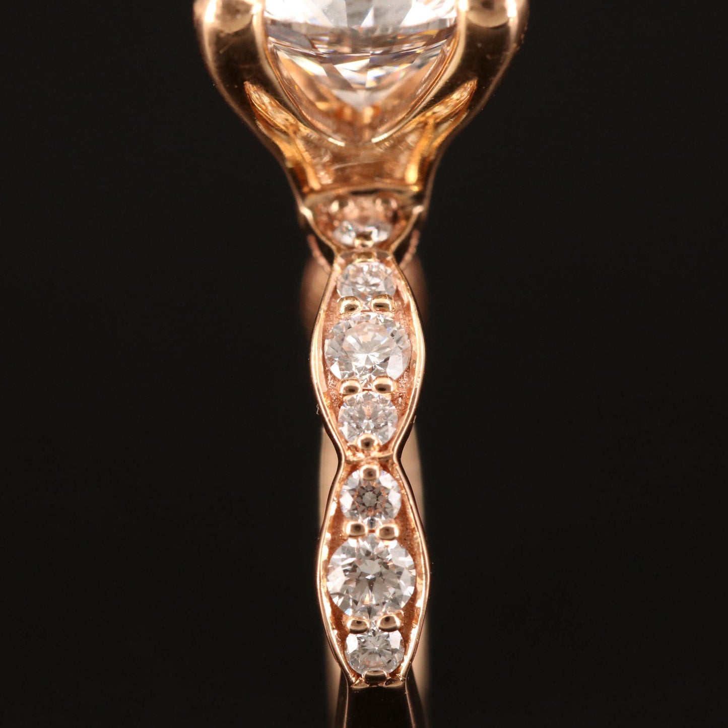 Tacori New Condition Jaw Dropping 18K Gold 3.67CTW with Visually FLawless 3.27ct Center