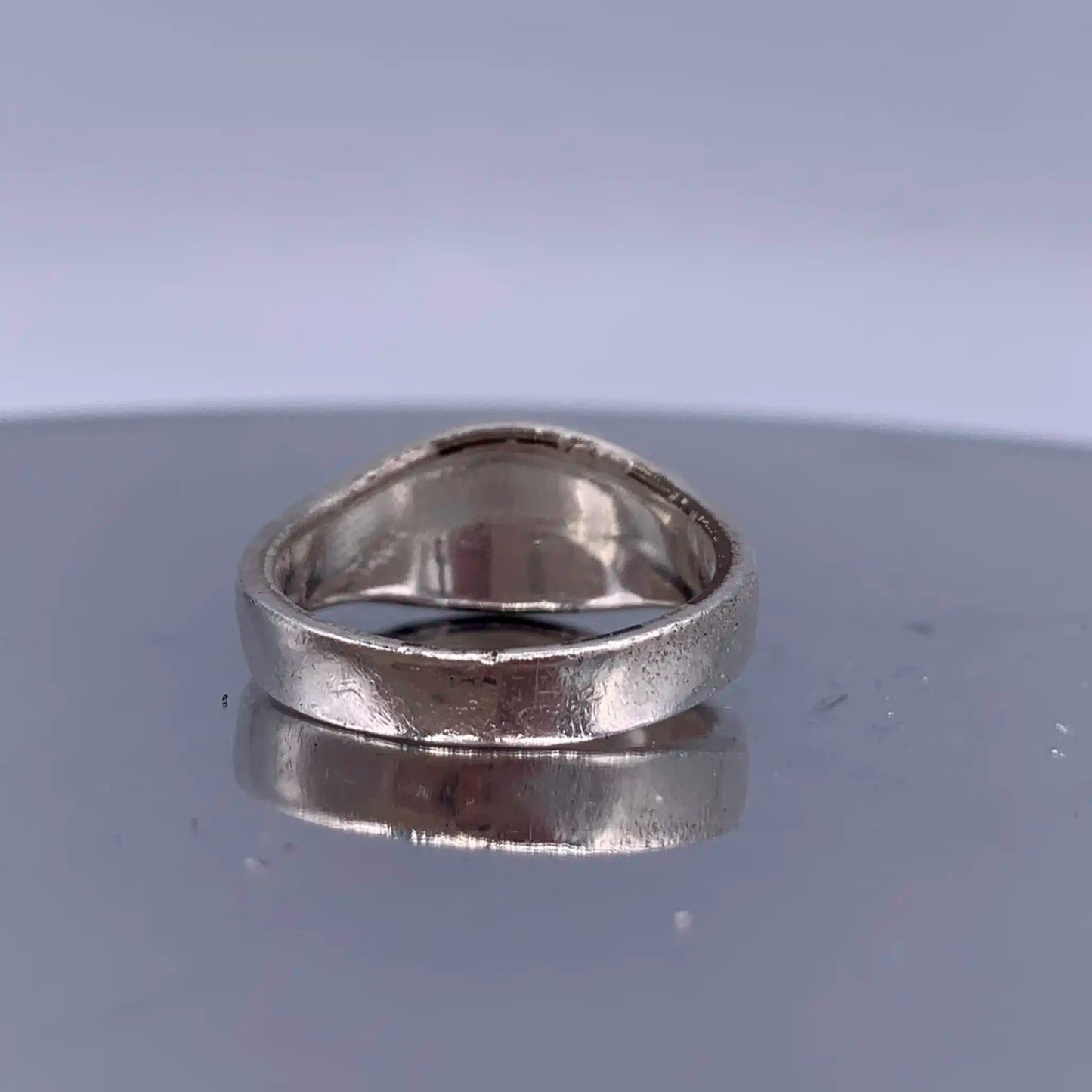Vintage Sterling-Silver Christian Fish Ring - Hand-Me-Diamonds