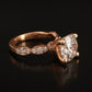 Tacori New Condition Jaw Dropping 18K Gold 3.67CTW with Visually FLawless 3.27ct Center