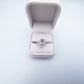 14K 3.01ct Oval Lab Diamond Engagement Ring