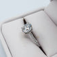 14K White Gold Cushion Modified 2.6 TCW Diamond Engagement Ring IGI LG516260545 - Hand-Me-Diamonds