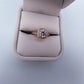Tacori 1.77 TCW Diamond 18k Rose Gold 3 Wedding Ring Set w/2 Matching Bands