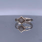 Sterling Silver-Mother of Pearl Ring - Hand-Me-Diamonds