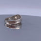 Vintage Sterling-Silver Christian Fish Ring - Hand-Me-Diamonds