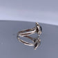 Vintage Sterling-Silver Onyx Ring - Hand-Me-Diamonds