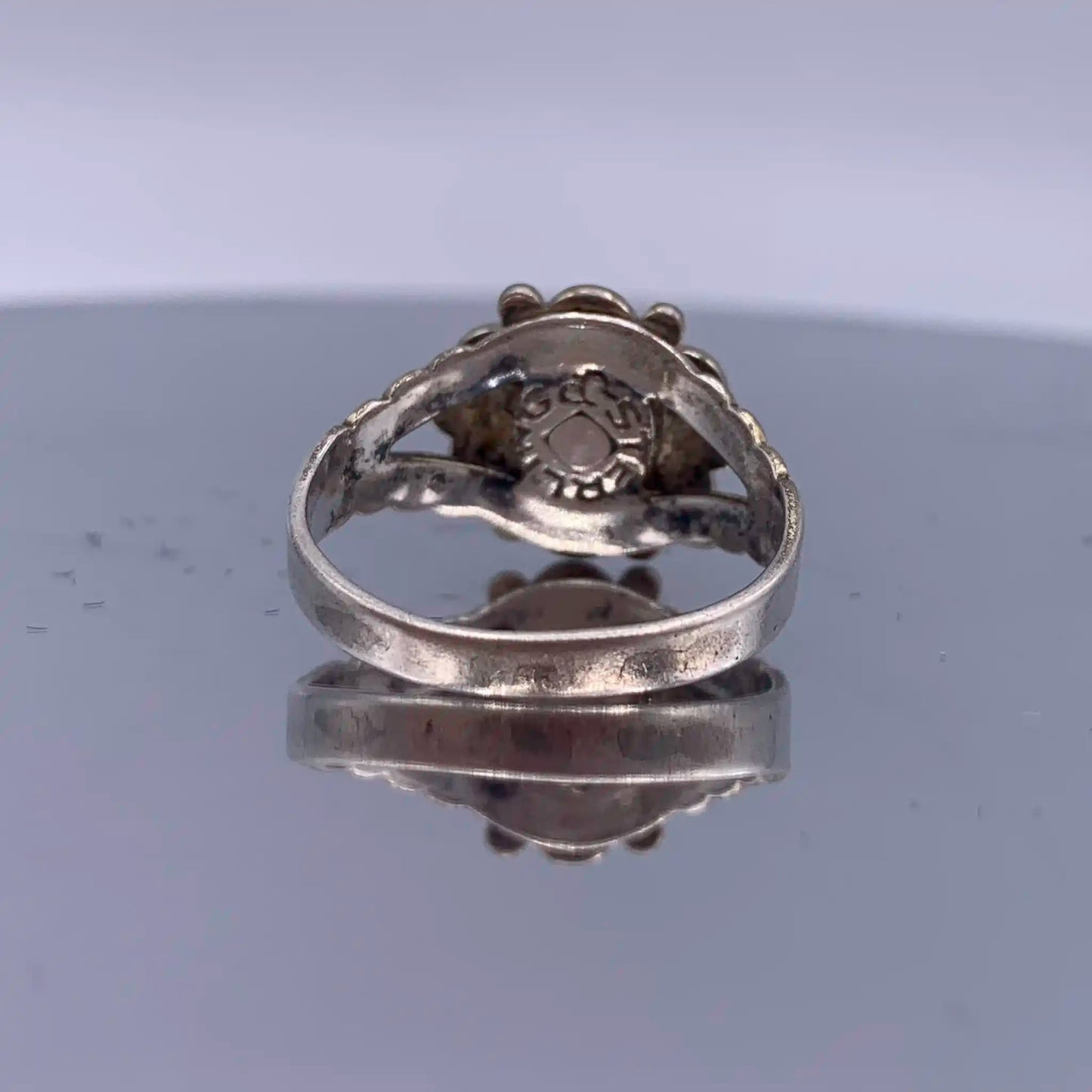 Vintage Sterling-Silver Tiger's Eye Ring - Hand-Me-Diamonds