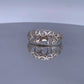 Vintage Sterling-Silver Open-Work Ring Size 10 - Hand-Me-Diamonds