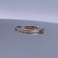 Vintage Sterling-silver Enhancer Ring/Wedding Band - Hand-Me-Diamonds