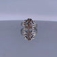 Vintage Sterling-Silver Heart Ring Size 1.75 - Hand-Me-Diamonds
